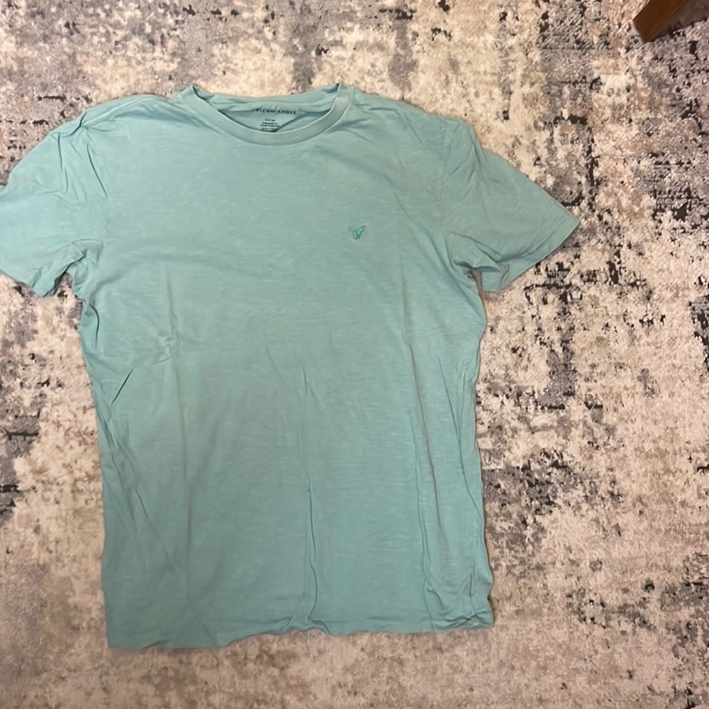 Turquoise Americaneagle tee